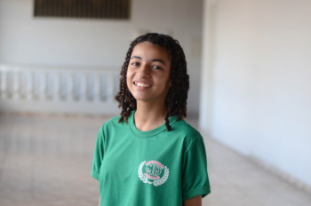 Foto: Estudante, Isabel Silva - Foto: Eliseu Dias / Ascom Seduc